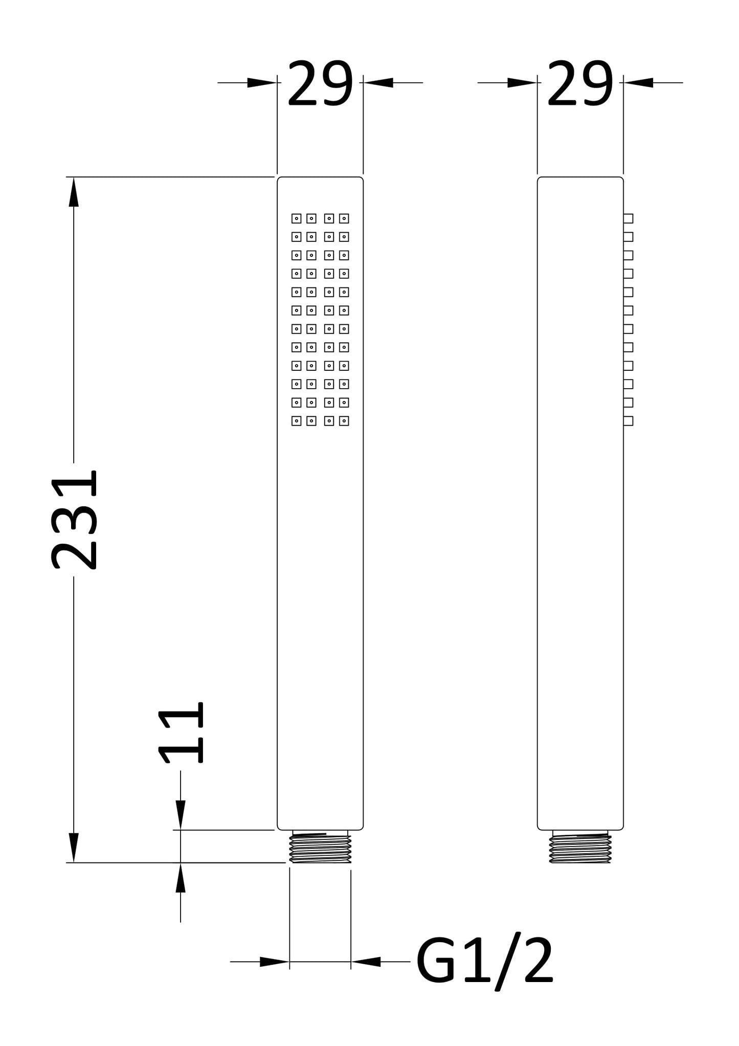 Nuie Minimalist Handset