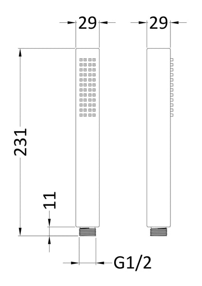 Nuie Minimalist Handset