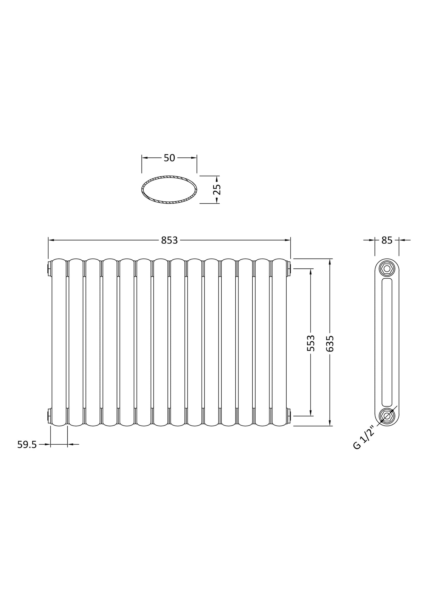 Nuie Salvia Horizontal Double Panel Radiators