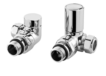 Nuie Corner Minimalist Radiator Valves Pack (pairs)