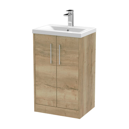 Hudson Reed Juno Floor Standing 2 Door Vanity & Basin