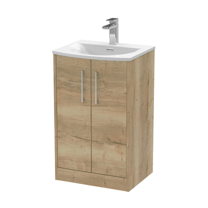 Hudson Reed Juno Floor Standing 2 Door Vanity & Basin