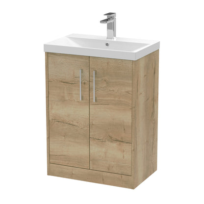 Hudson Reed Juno Floor Standing 2 Door Vanity & Basin