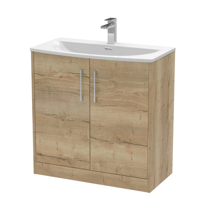 Hudson Reed Juno Floor Standing 2 Door Vanity & Basin