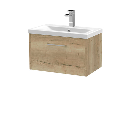 Hudson Reed Juno Wall Hung Single Drawer Vanity & Basin/worktop