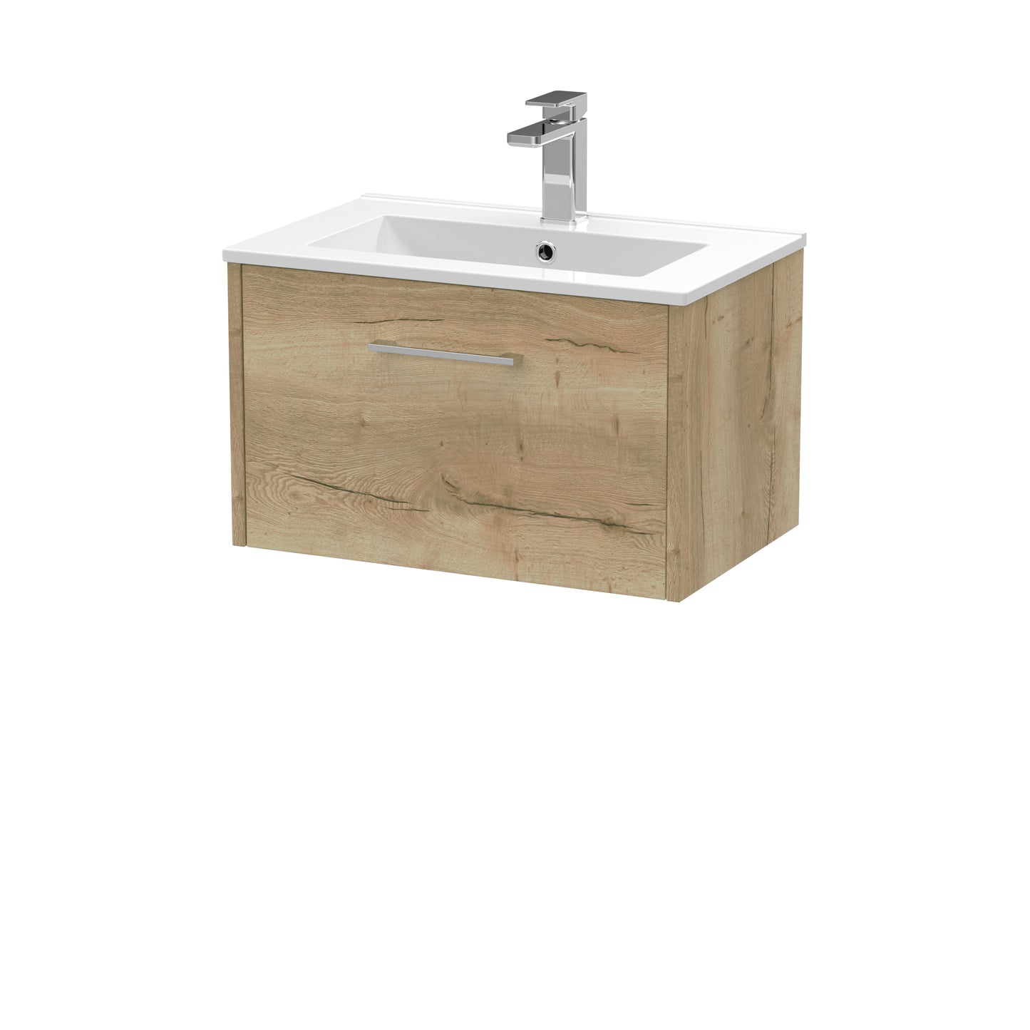 Hudson Reed Juno Wall Hung Single Drawer Vanity & Basin/worktop