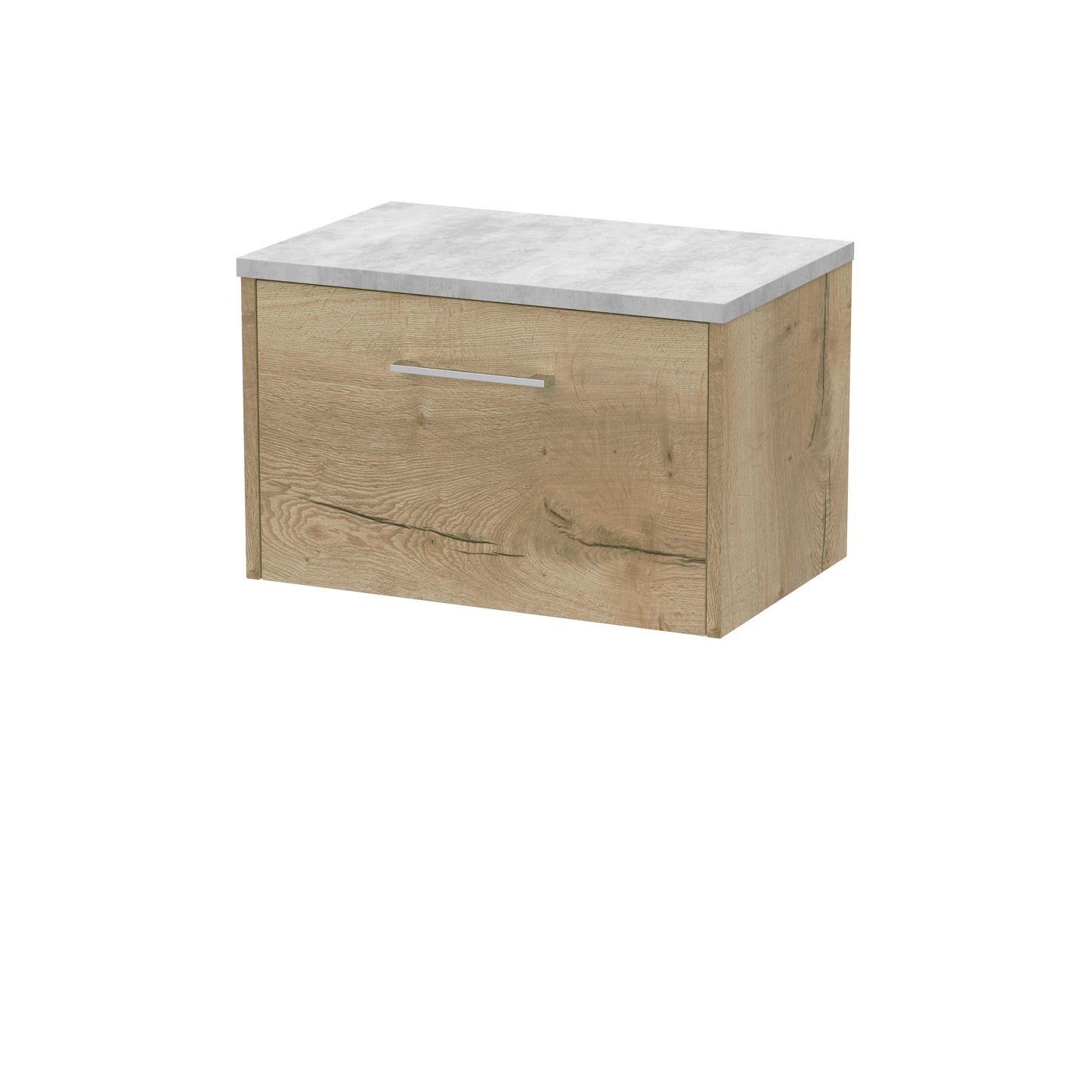 Hudson Reed Juno Wall Hung Single Drawer Vanity & Basin/worktop