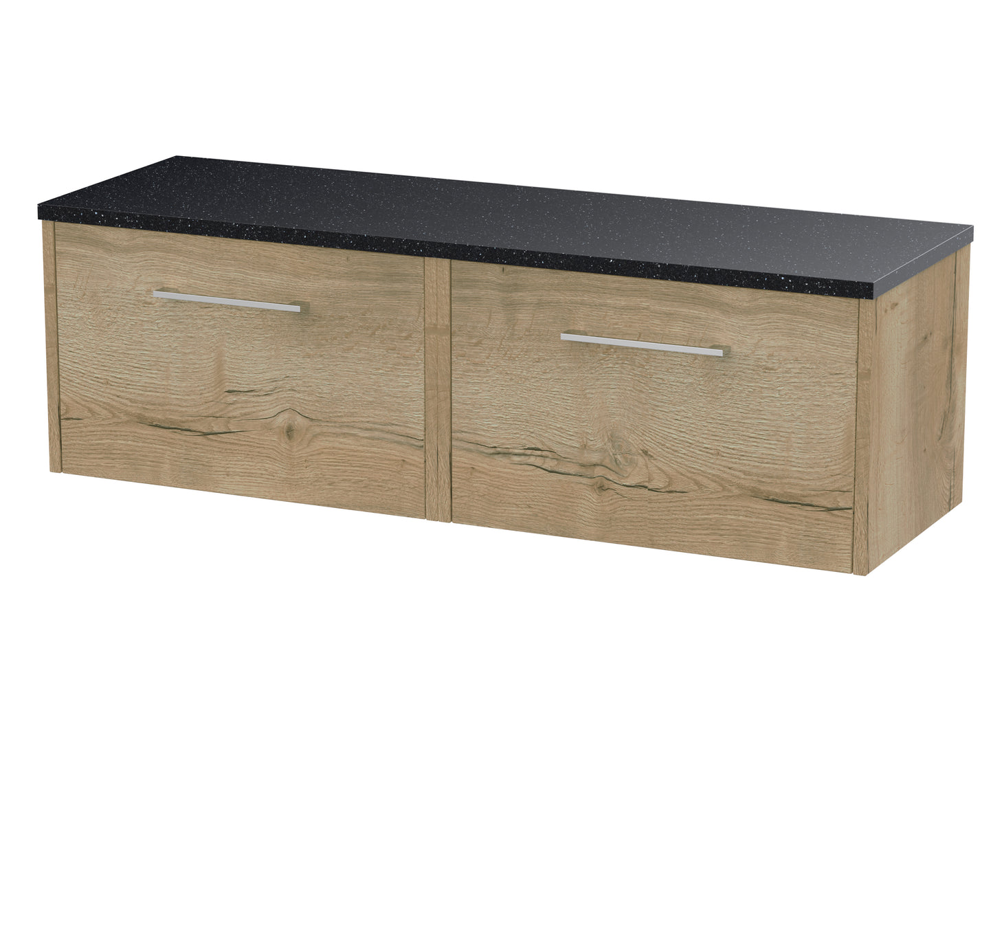 Hudson Reed Juno Wall Hung 2-Drawer Vanity & Worktop