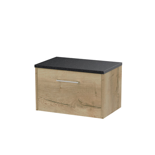 Hudson Reed Juno Wall Hung Single Drawer Vanity & Basin/worktop