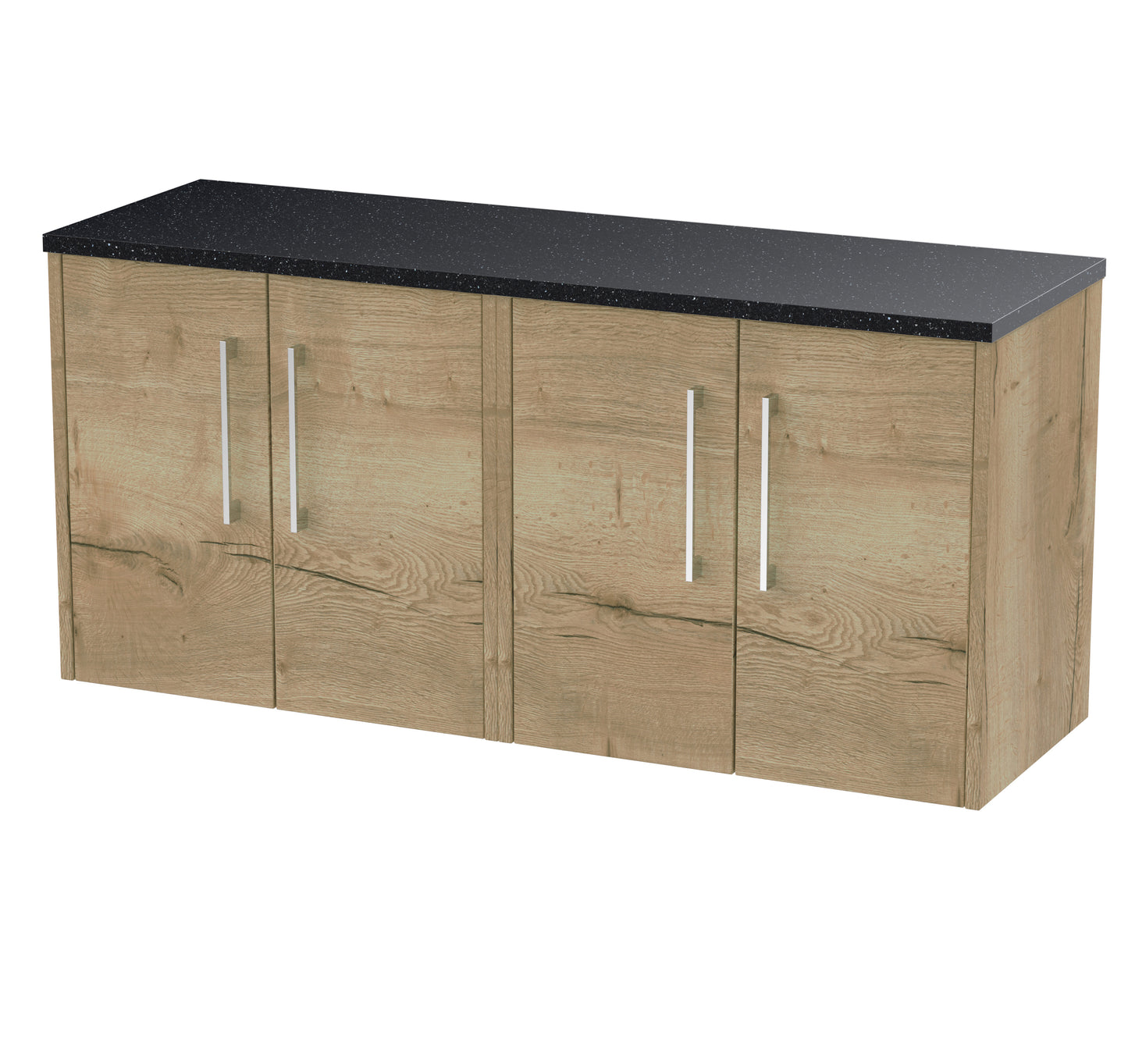 Hudson Reed Juno 1200mm Wall Hung 4 Door Vanity & Basin/worktop