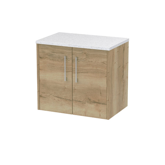 Hudson Reed Juno Wall Hung 2 Door Vanity & Basin/worktop