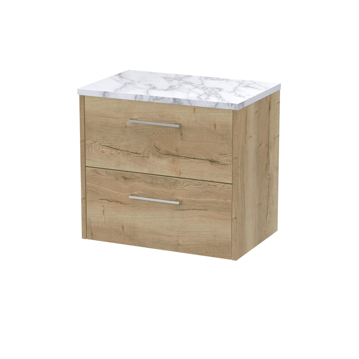 Hudson Reed Juno Wall Hung 2-Drawer Vanity & Worktop