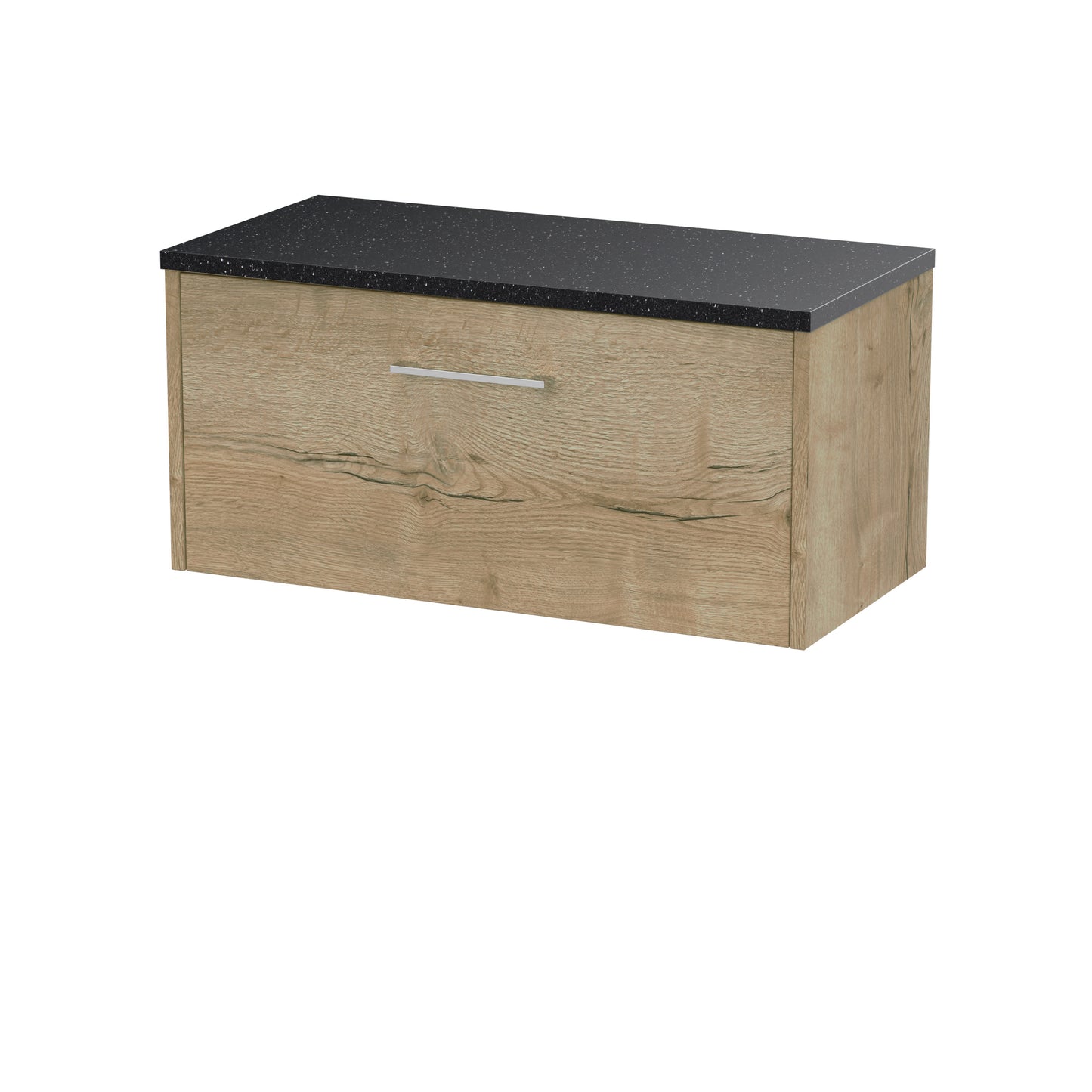 Hudson Reed Juno Wall Hung Single Drawer Vanity & Basin/worktop