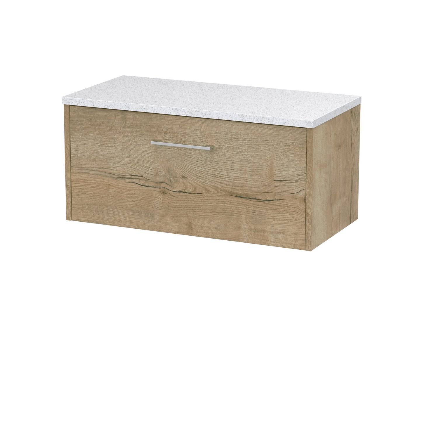 Hudson Reed Juno Wall Hung Single Drawer Vanity & Basin/worktop