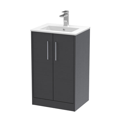 Hudson Reed Juno Floor Standing 2 Door Vanity & Basin