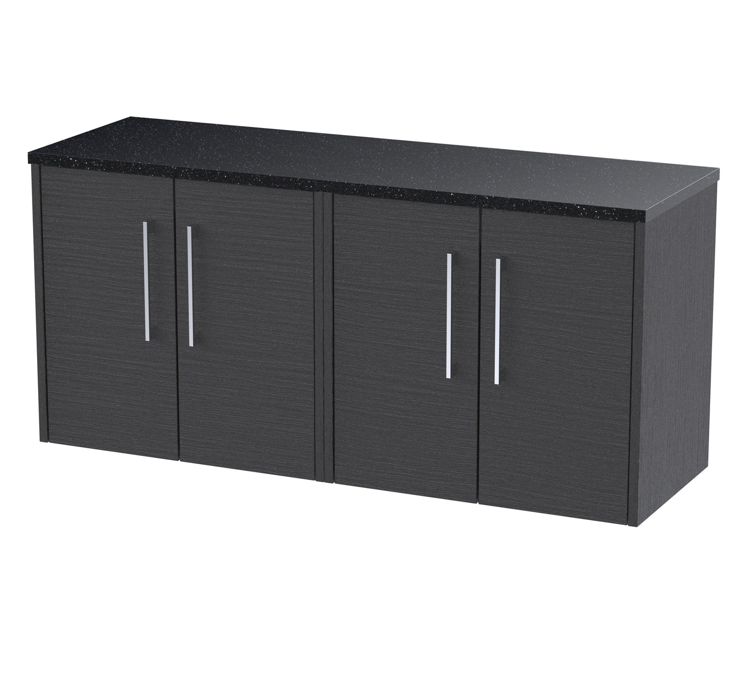 Hudson Reed Juno 1200mm Wall Hung 4 Door Vanity & Basin/worktop