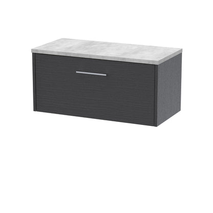 Hudson Reed Juno 1200mm Wall Hung 4 Drawer Vanity & Basin/worktop