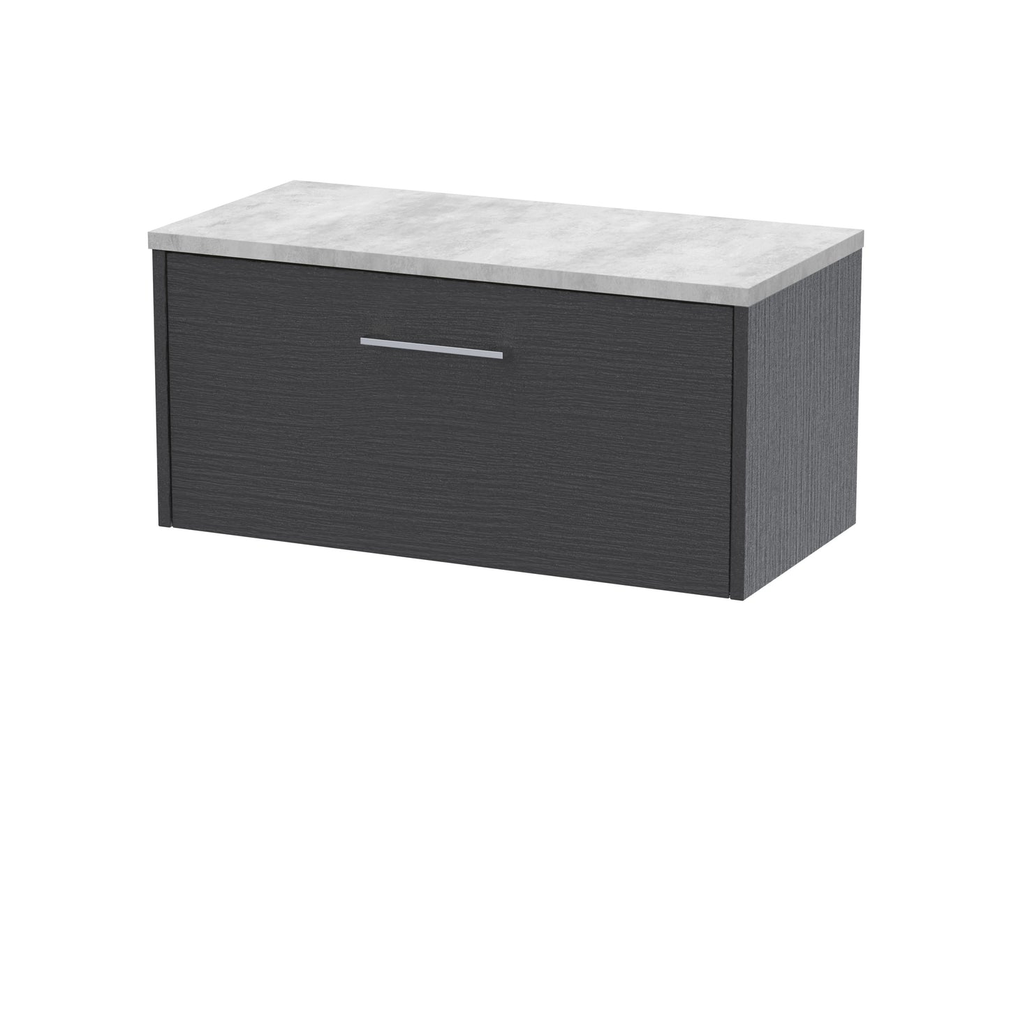 Hudson Reed Juno Wall Hung Single Drawer Vanity & Basin/worktop