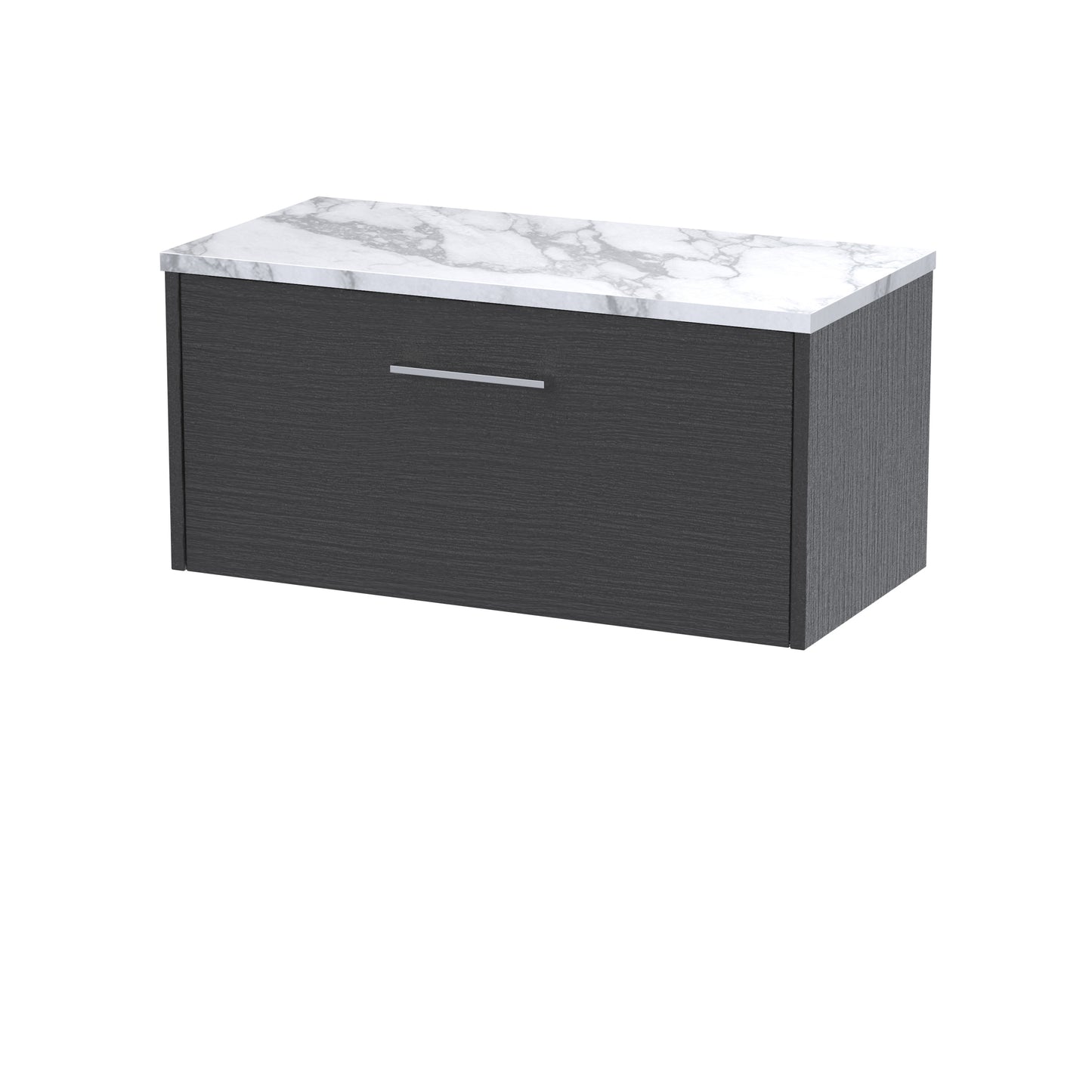 Hudson Reed Juno Wall Hung Single Drawer Vanity & Basin/worktop