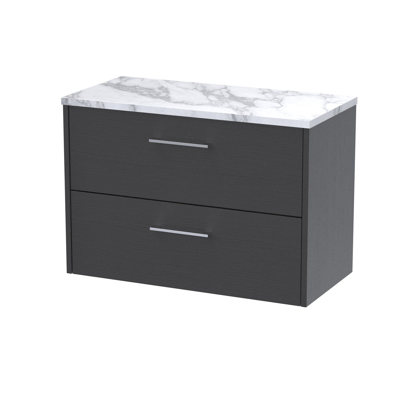 Hudson Reed Juno Wall Hung 2-Drawer Vanity & Worktop