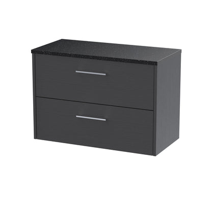 Hudson Reed Juno Wall Hung 2-Drawer Vanity & Worktop