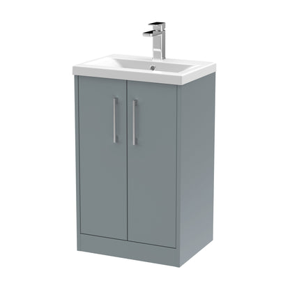 Hudson Reed Juno Floor Standing 2 Door Vanity & Basin