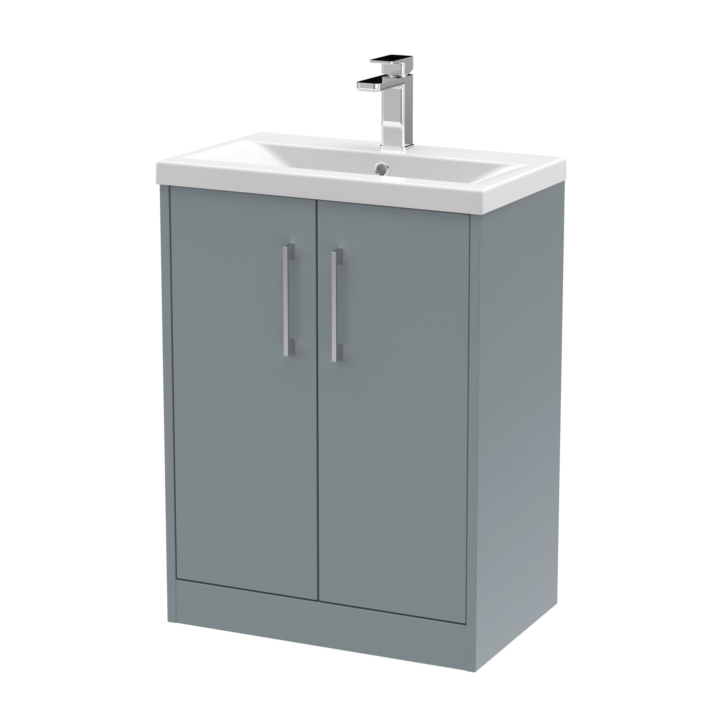 Hudson Reed Juno Floor Standing 2 Door Vanity & Basin