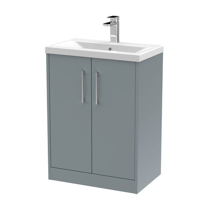 Hudson Reed Juno Floor Standing 2 Door Vanity & Basin