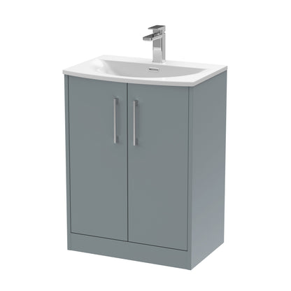 Hudson Reed Juno Floor Standing 2 Door Vanity & Basin