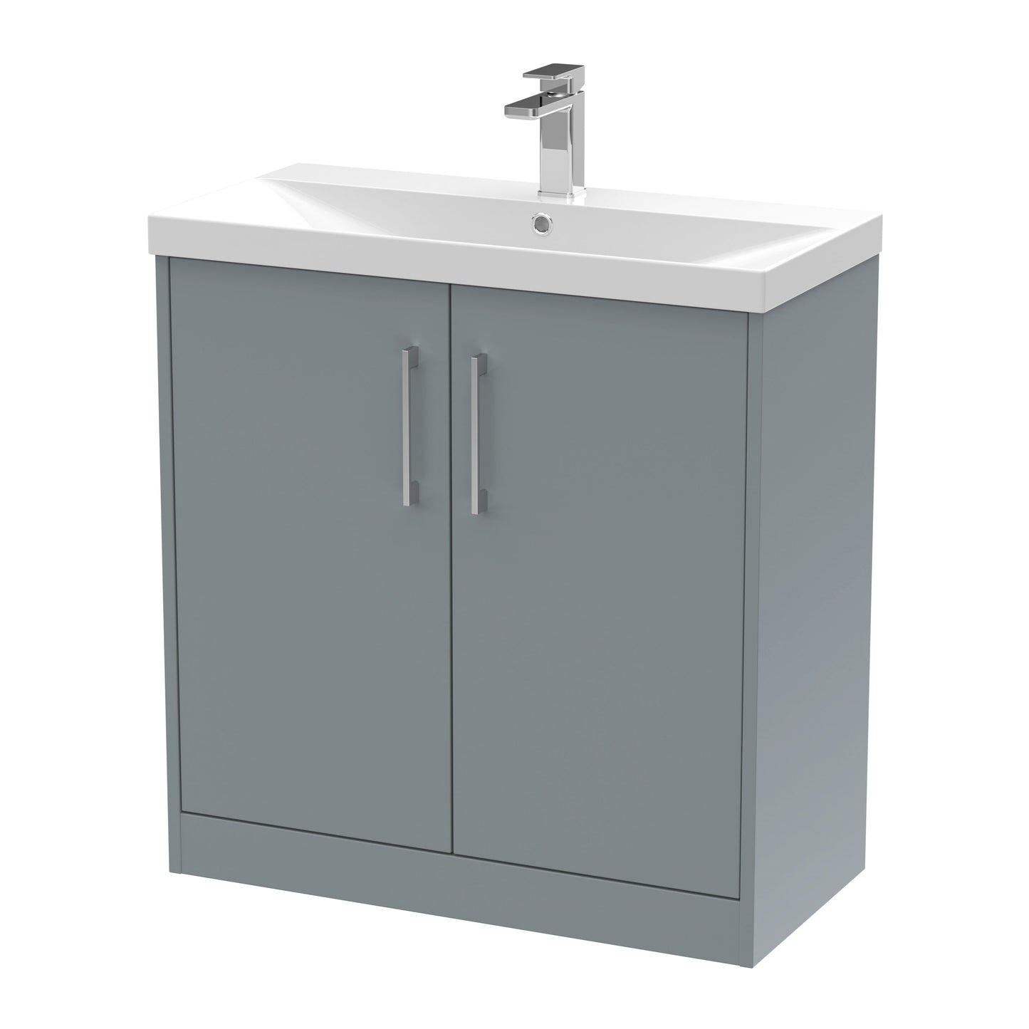 Hudson Reed Juno Floor Standing 2 Door Vanity & Basin