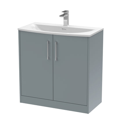 Hudson Reed Juno Floor Standing 2 Door Vanity & Basin