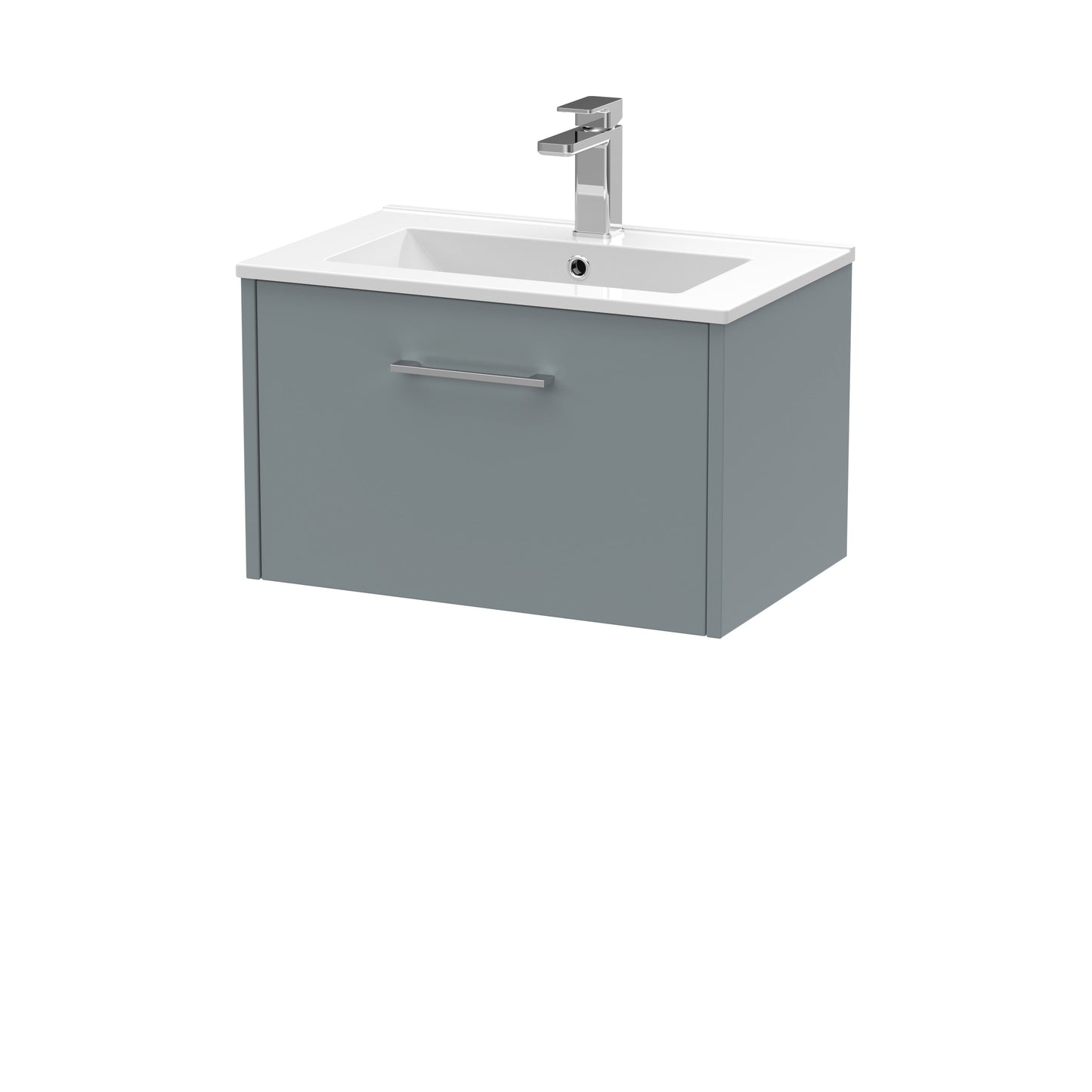 Hudson Reed Juno Wall Hung Single Drawer Vanity & Basin/worktop