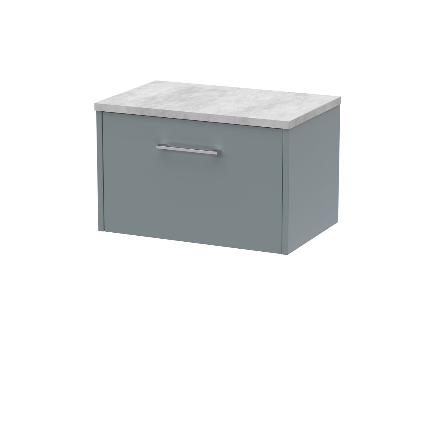 Hudson Reed Juno Wall Hung Single Drawer Vanity & Basin/worktop