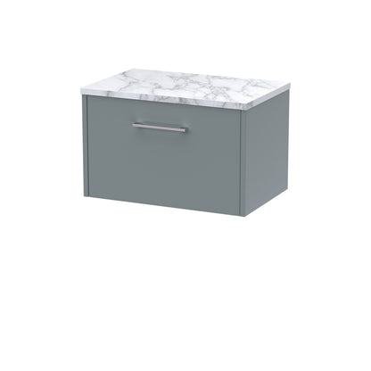 Hudson Reed Juno Wall Hung Single Drawer Vanity & Basin/worktop
