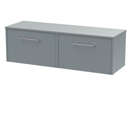 Hudson Reed Juno Wall Hung 2-Drawer Vanity & Worktop