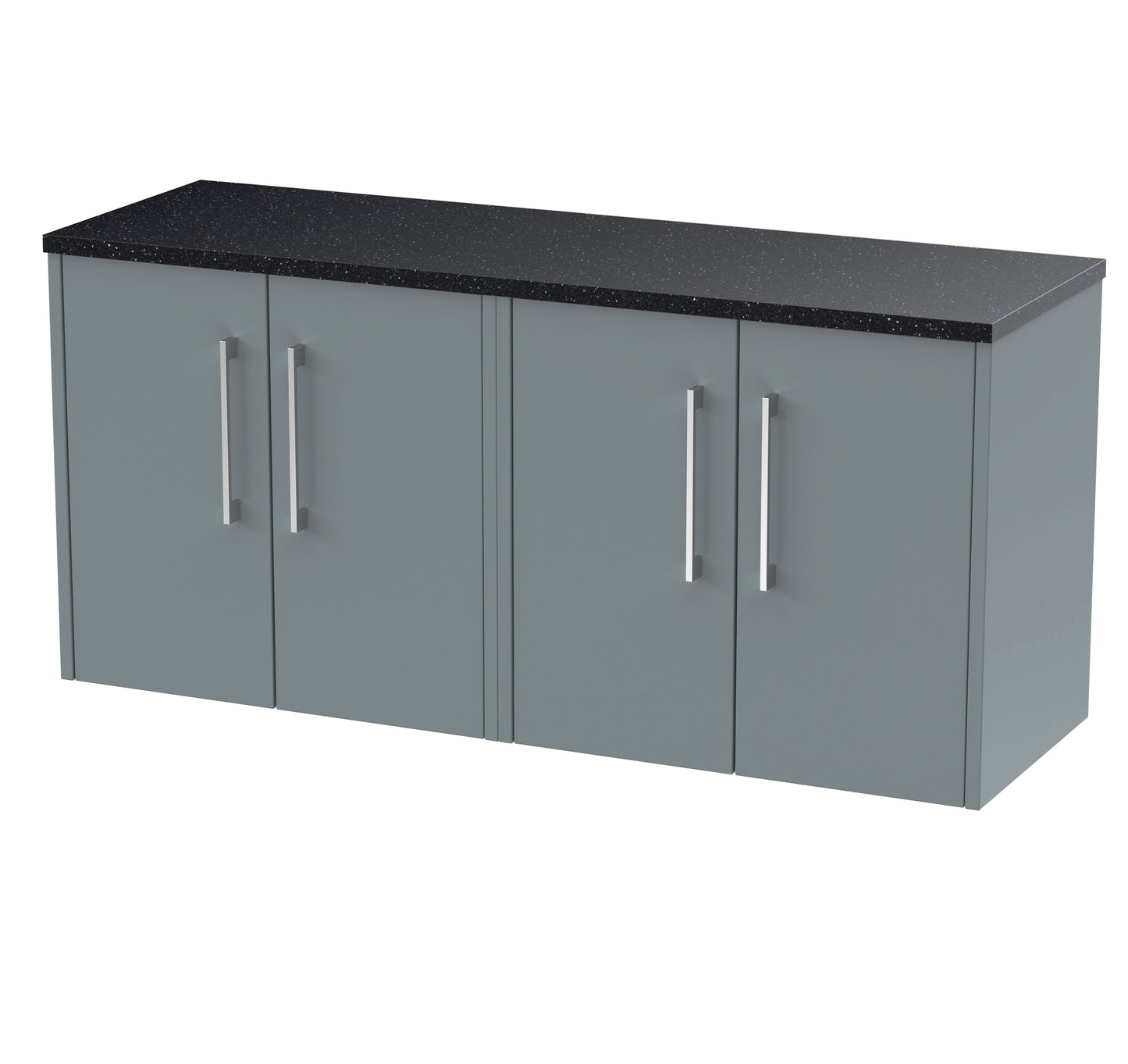 Hudson Reed Juno 1200mm Wall Hung 4 Door Vanity & Basin/worktop