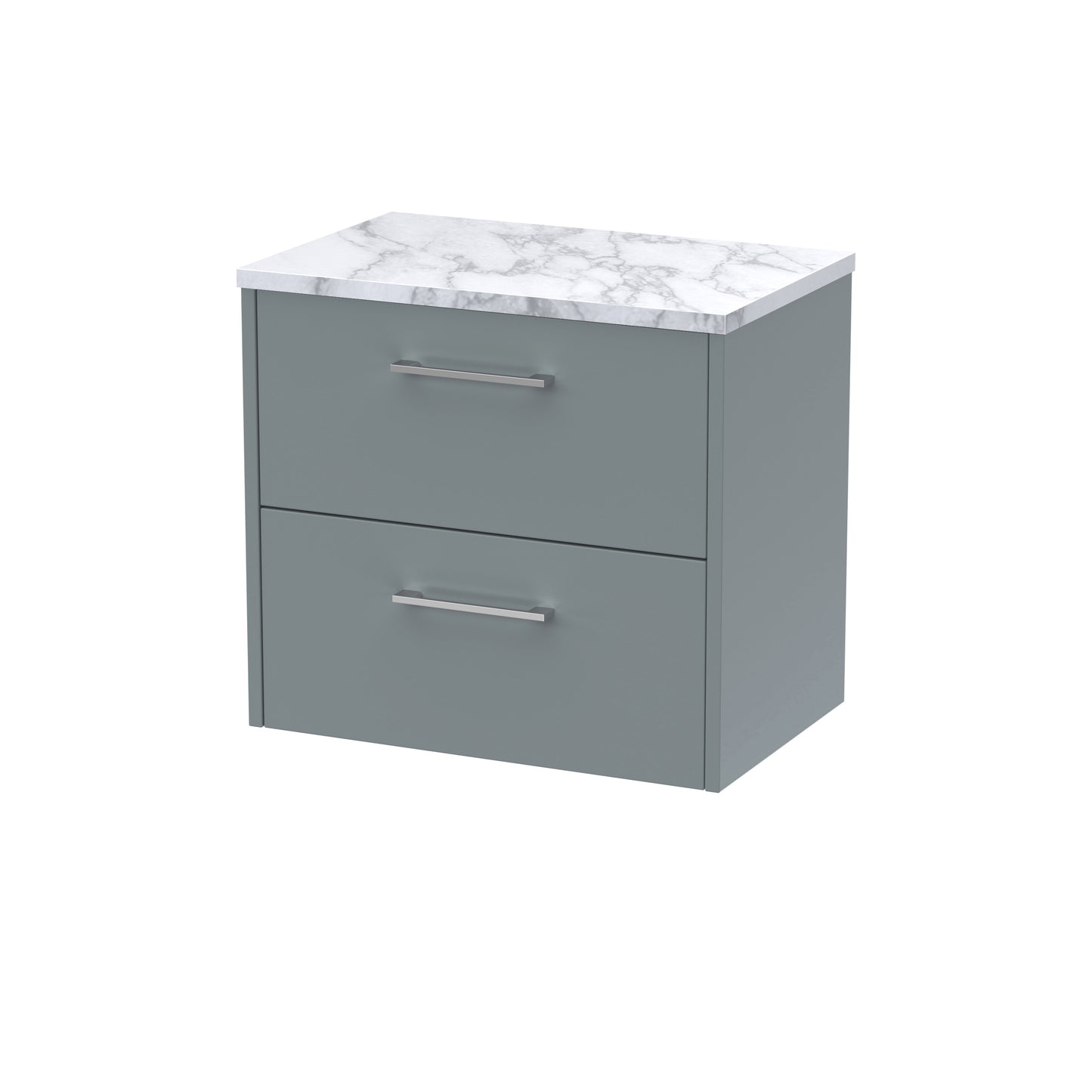 Hudson Reed Juno Wall Hung 2-Drawer Vanity & Worktop