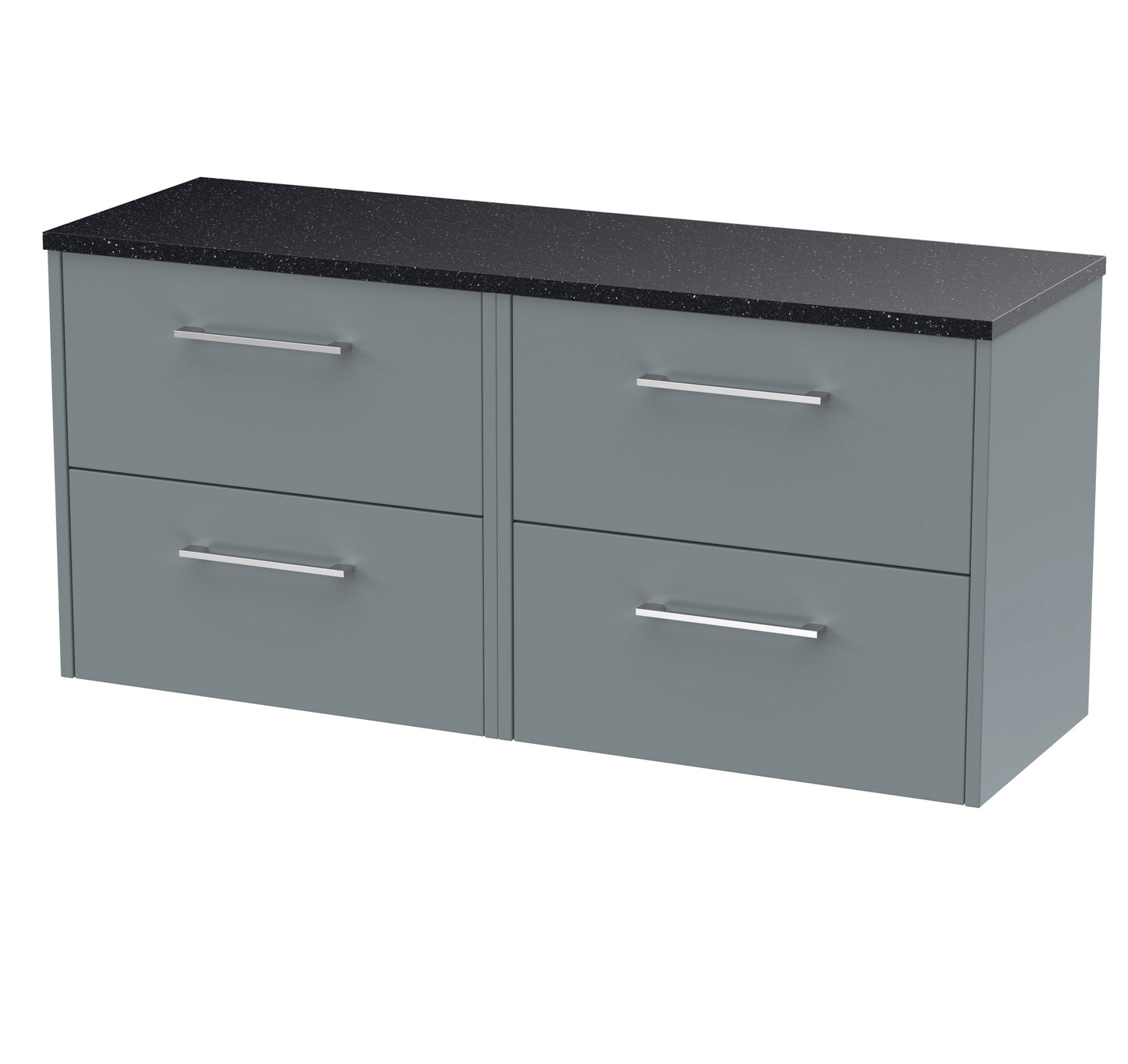 Hudson Reed Juno 1200mm Wall Hung 4 Drawer Vanity & Basin/worktop