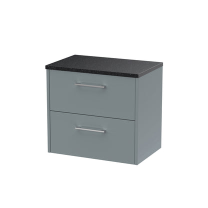 Hudson Reed Juno Wall Hung 2-Drawer Vanity & Worktop