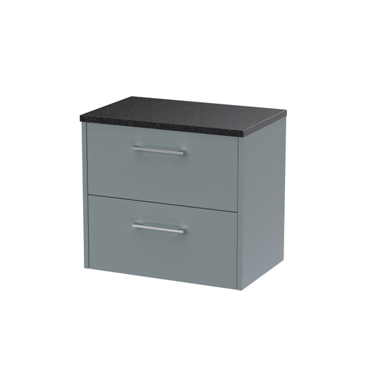 Hudson Reed Juno Wall Hung 2-Drawer Vanity & Worktop