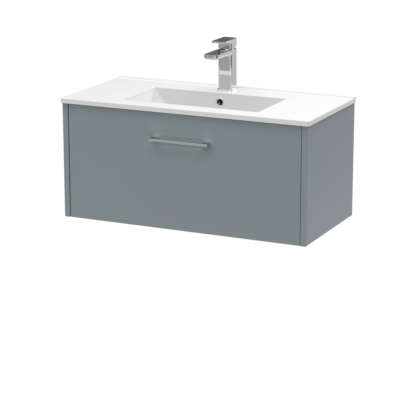 Hudson Reed Juno Wall Hung Single Drawer Vanity & Basin/worktop