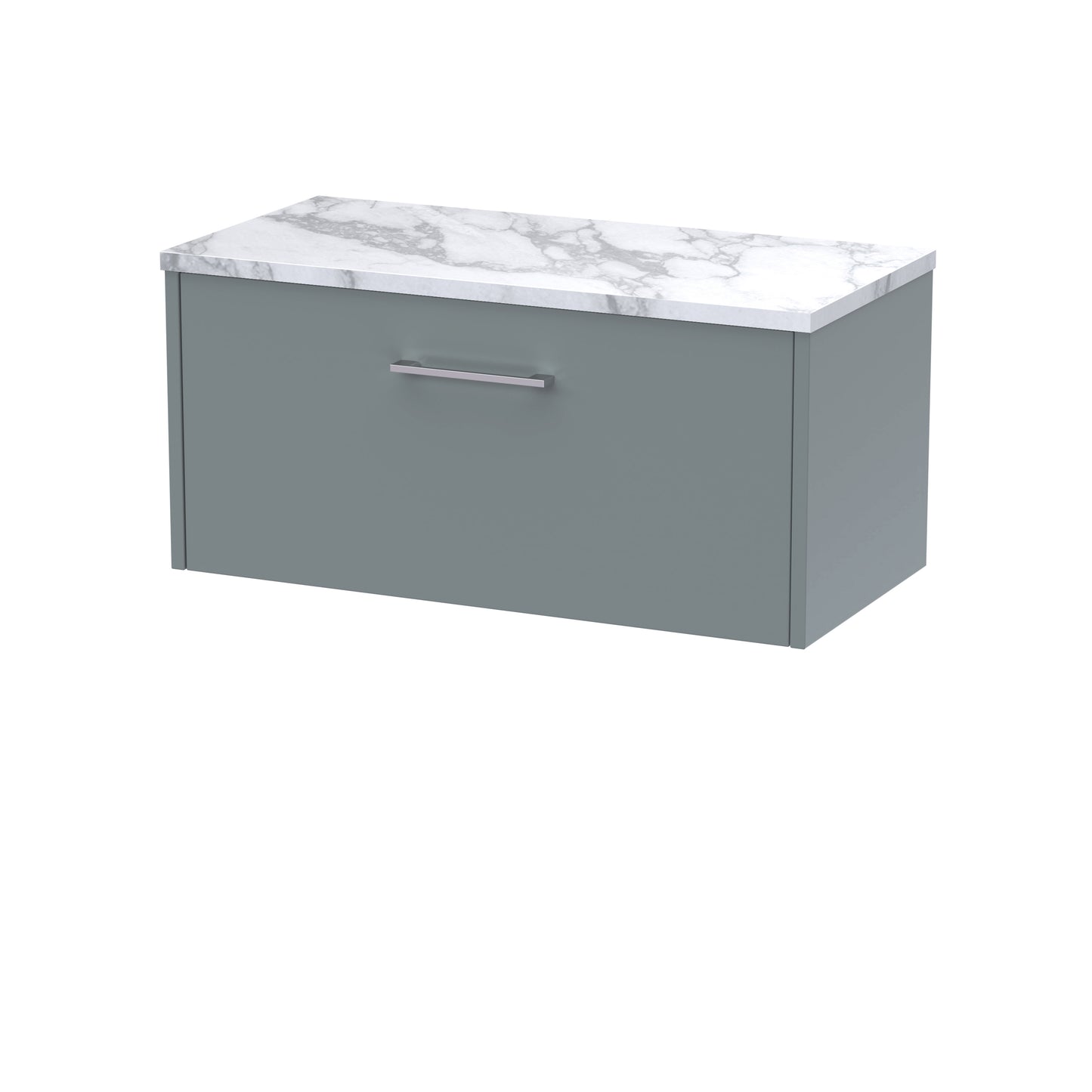 Hudson Reed Juno Wall Hung Single Drawer Vanity & Basin/worktop