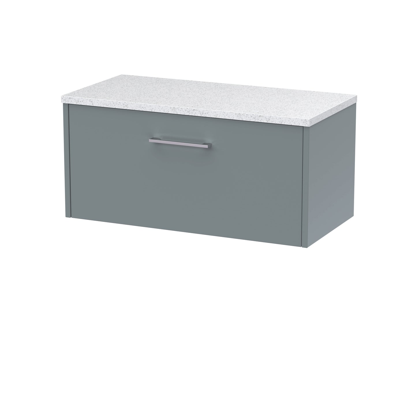 Hudson Reed Juno Wall Hung Single Drawer Vanity & Basin/worktop