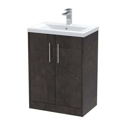 Hudson Reed Juno Floor Standing 2 Door Vanity & Basin