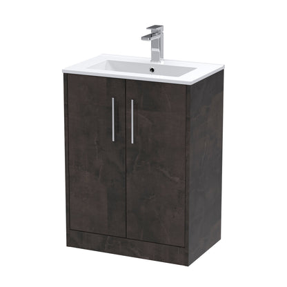 Hudson Reed Juno Floor Standing 2 Door Vanity & Basin