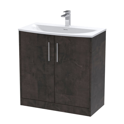 Hudson Reed Juno Floor Standing 2 Door Vanity & Basin