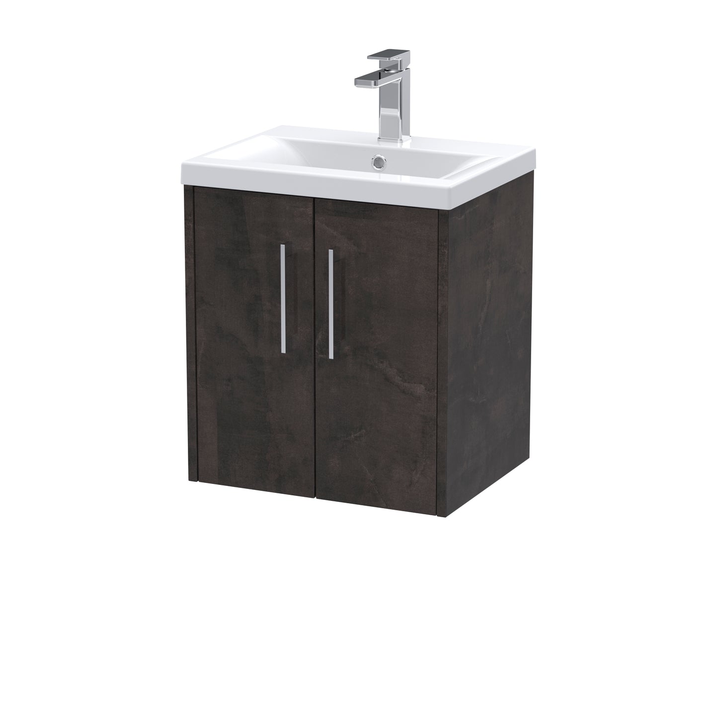 Hudson Reed Juno Wall Hung 2 Door Vanity & Basin/worktop