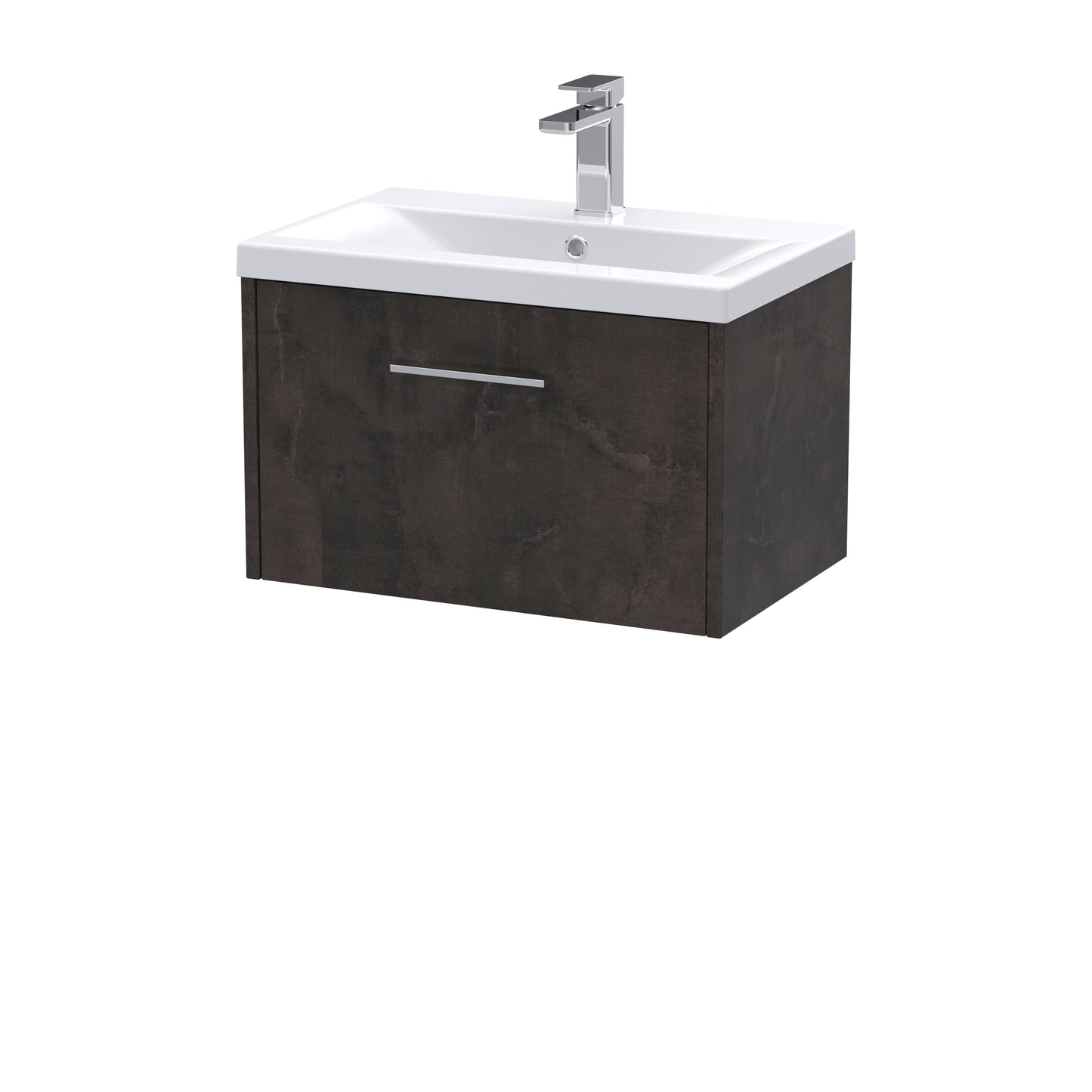 Hudson Reed Juno Wall Hung Single Drawer Vanity & Basin/worktop