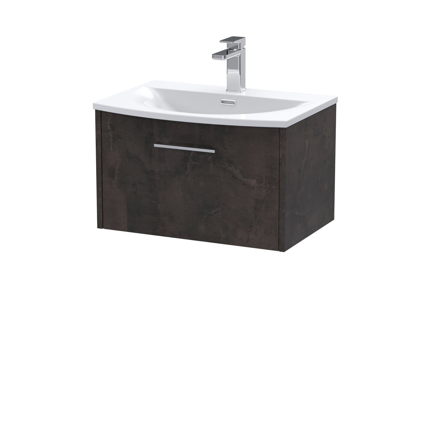 Hudson Reed Juno Wall Hung Single Drawer Vanity & Basin/worktop