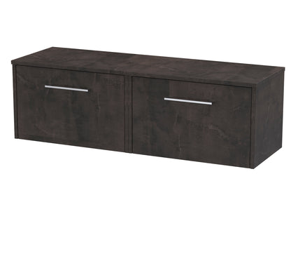 Hudson Reed Juno 1200mm Wall Hung 4 Drawer Vanity & Basin/worktop